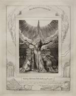 William Blake. Job’s Sacrifice, from Illustrations of the Book of Job, 1825 (published 1826) Engraving on India paper chine collé on wove paper. Jansma Collection, Grand Rapids Art Museum, 2014.1s